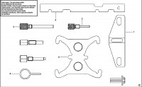 FACOM DT.FORD-P1 TIMING KIT (TYPE 1) Spare Parts