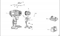 BLACK & DECKER BDHD18 HAMMER DRILL (TYPE H1) Spare Parts