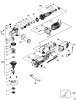 STANLEY STGS9115 ANGLE GRINDER (TYPE 2) Spare Parts