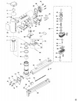 BOSTITCH TU-216-80EXP STAPLER (TYPE REV 0) Spare Parts
