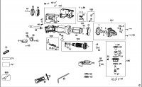 DEWALT DWE4263 ANGLE GRINDER (TYPE 1) Spare Parts