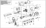 FACOM NK.2000F2 IMPACT WRENCH (TYPE 1) Spare Parts