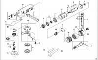 USAG 921A3 ANGLE GRINDER (TYPE 1) Spare Parts