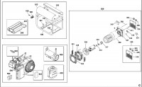 DEWALT PE242SHI010 PETROL GENERATOR (TYPE 1) Spare Parts