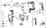 DEWALT DCH333 ROTARY HAMMER DRILL (TYPE 1) Spare Parts
