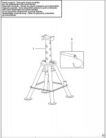 FACOM DL.C10 STAND (TYPE 1) Spare Parts