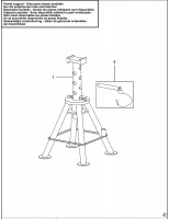 FACOM DL.C10 STAND (TYPE 1) Spare Parts