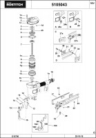 BOSTITCH 5105043 STAPLER (TYPE REV 0) Spare Parts