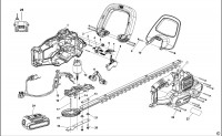 BLACK & DECKER BDHT185ST1 HEDGETRIMMER (TYPE 1) Spare Parts