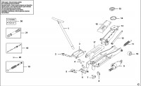 USAG 2510S HYDRAULIC JACK (TYPE 1) Spare Parts