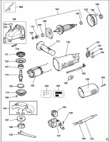 DEWALT DWE4010 SMALL ANGLE GRINDER (TYPE 20) Spare Parts