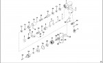 FACOM V.D600QR AIR DRILL (TYPE 1) Spare Parts