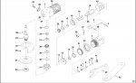 FACOM V.AG50F ANGLE GRINDER (TYPE 1) Spare Parts