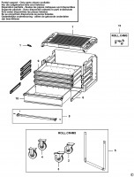 USAG 516SP4V ROLLER CABINET (TYPE 1) Spare Parts