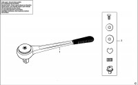 USAG 237F3/8 RATCHET (TYPE 1) Spare Parts