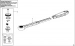 FACOM J.161B RATCHET (TYPE 1) Spare Parts