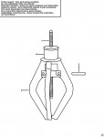 FACOM U.306A140 HYDRAULIC PULLER (TYPE 1) Spare Parts