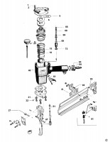 BOSTITCH MONZABRAD64OIL NAILER (TYPE REV 0) Spare Parts