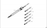 FACOM 1001A.60 SOLDERING IRON (TYPE 1) Spare Parts