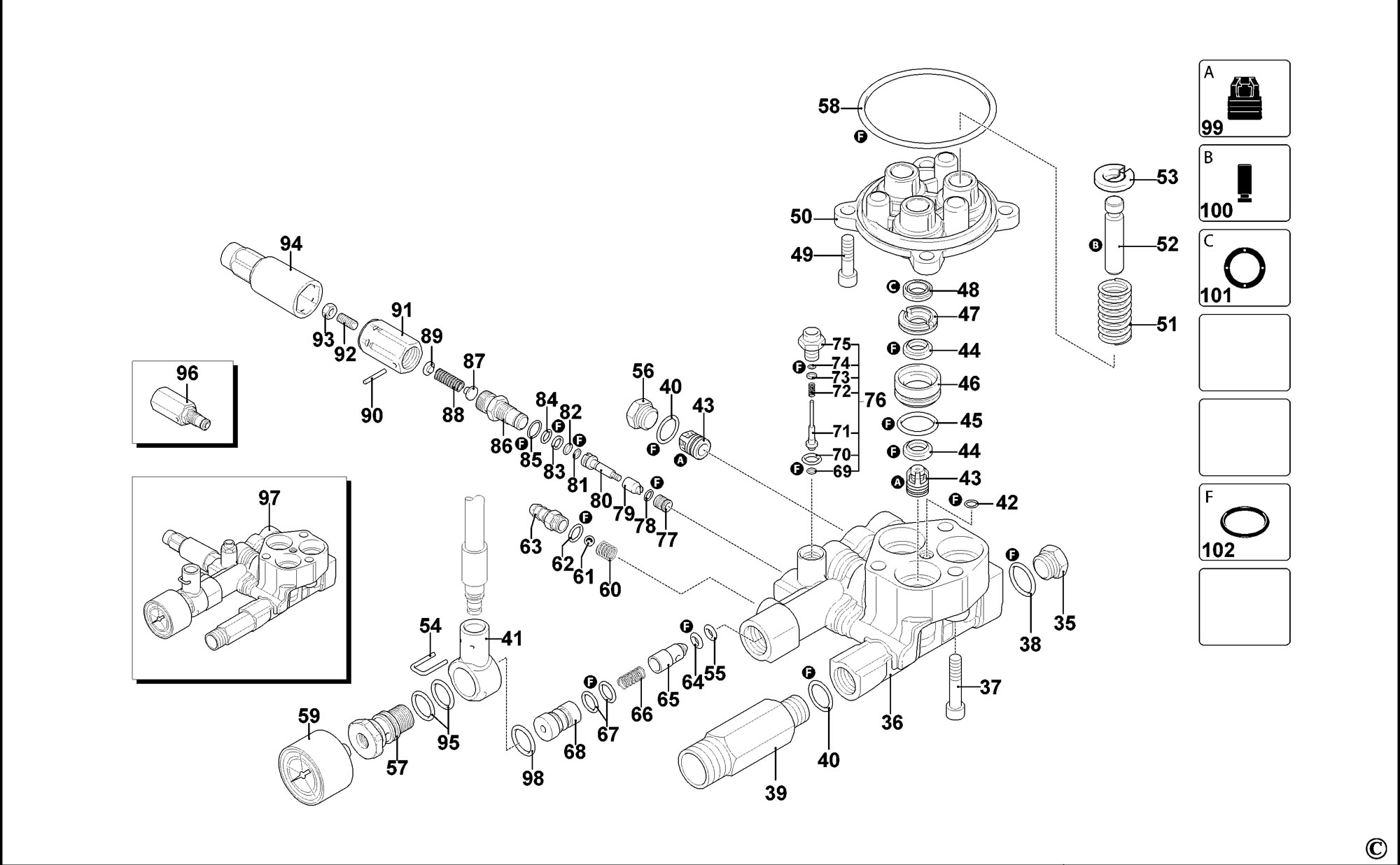 Stanley Sxfpw28pe Pressure Washer (type 1) Spare Parts SPARE_SXFPW28PE