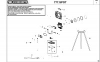 FACOM 777.SPOT LAMP (TYPE 1) Spare Parts