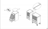 SIDCHROME SCMT50347 DRAWER CABINET (TYPE 1) Spare Parts