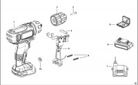 BLACK & DECKER BDGDC18 DRILL/DRIVER (TYPE 1) Spare Parts