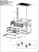 USAG 516SP6V ROLLER CABINET (TYPE 1) Spare Parts