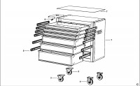 USAG 516S6XLV ROLLER CABINET (TYPE 1) Spare Parts