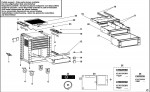 FACOM JET.7GM3EACC ROLLER CABINET (TYPE 1) Spare Parts