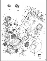 DEWALT DCMW564 MOWER (TYPE 1) Spare Parts