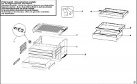 FACOM CHRONO.C4GM3A DRAWER CABINET (TYPE 1) Spare Parts