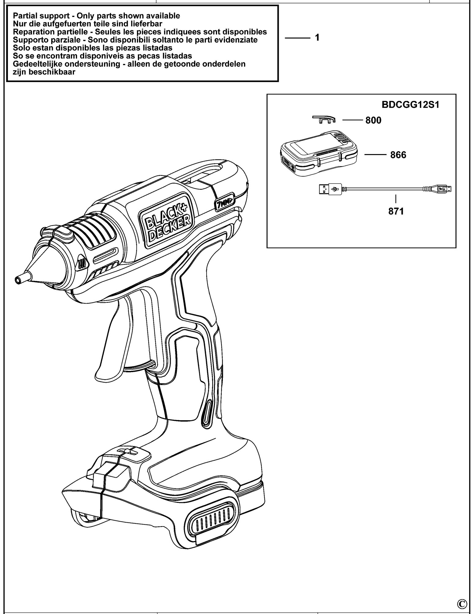 Black and decker shop glue gun price