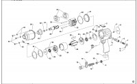 MAC AW245 IMPACT WRENCH (TYPE 1) Spare Parts