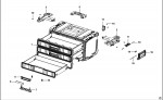 DEWALT DWST1-81055 DRAWER CABINET (TYPE 1) Spare Parts