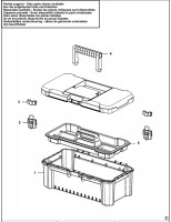 EXPERT E010304 WORKBOX (TYPE 1) Spare Parts