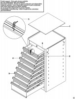 EXPERT E010248B DRAWER CABINET (TYPE 1) Spare Parts