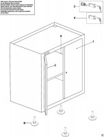 USAG 5010A1 BASE CABINET (TYPE 1) Spare Parts