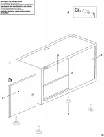 USAG 5010A3 BASE CABINET (TYPE 1) Spare Parts