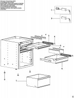 USAG 5010A4/7 DRAWER CABINET (TYPE 1) Spare Parts