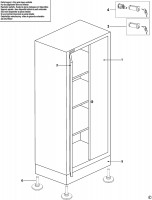 USAG 5010C2 SHELVING CABINET (TYPE 1) Spare Parts