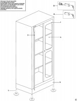 USAG 5010C3 SHELVING CABINET (TYPE 1) Spare Parts
