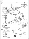 DEWALT DWE4010T ANGLE GRINDER (TYPE 15) Spare Parts