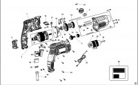 STANLEY KFFMEH1100 HAMMER DRILL (TYPE 1) Spare Parts