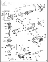 DEWALT DWE4119 SMALL ANGLE GRINDER (TYPE 1) Spare Parts