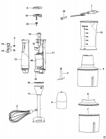 BLACK & DECKER BXHBA600E BLENDER (TYPE 1) Spare Parts