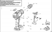 BLACK & DECKER BDASB18V HAMMER DRILL (TYPE H1) Spare Parts