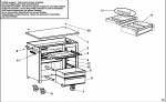 FACOM JET.6MWB ROLLER CABINET (TYPE 1) Spare Parts