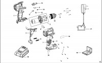 BLACK & DECKER KFBCD701 DRILL (TYPE H1) Spare Parts