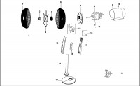 BLACK & DECKER BXEFP60E FAN STAND (TYPE 1) Spare Parts